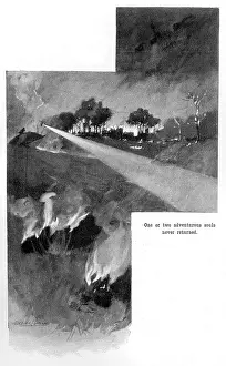 Searchlight: War of the Worlds by H.G. Wells - First Publication