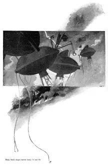 Futurist: War of the Worlds by H.G. Wells - First Publication