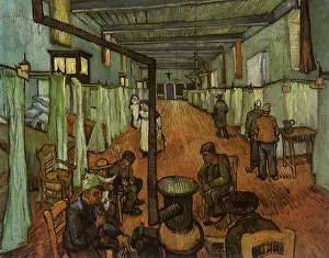 Arles: Ward in the Hospital in Arles, by Van Gogh