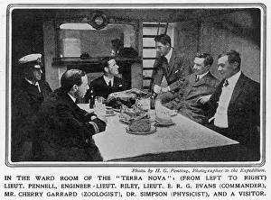Garrard: In the ward room of the Terra Nova
