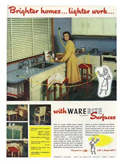 Formica: Ware rite surfaces advertisement