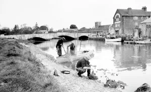 Wareham: Wareham, Salmon Fishing 1957