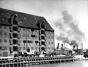 Nyhavn: Warehouse in the Copenhagen harbor, 1936