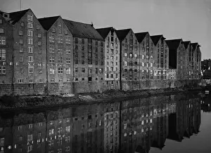 Warehouses: Warehouses on an island on the River Weser