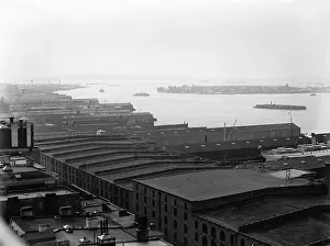 Terminals: Warehouses line the Brooklyn shore of New ?