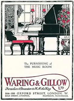 Furnishers: Waring and Gillow Advertisement
