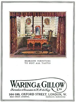 Furnishers: Waring and Gillow Advertisement