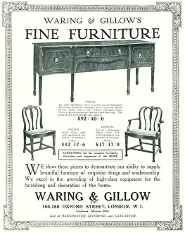 Decorators: Waring and Gillow Advertisement