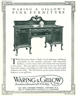 Gillow: Waring and Gillow Advertisement