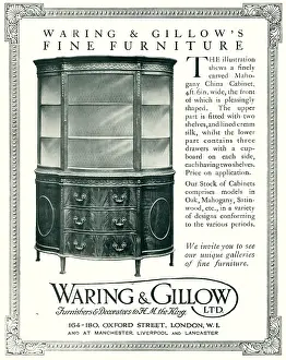 Gillow: Waring and Gillow Advertisement