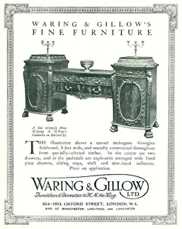 Gillow: Waring and Gillow Advertisement