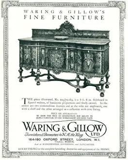 Gillow: Waring and Gillow Advertisement