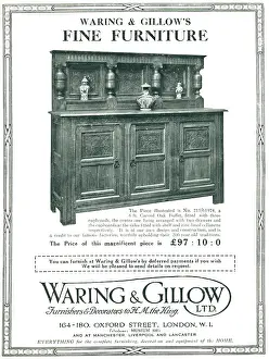 Gillow: Waring and Gillow Advertisement