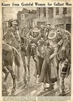 Gallantry: Warm welcome for British Calvalry men