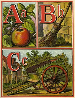 Phonetic: Warne alphabet 1875. ABC