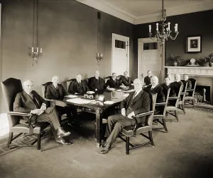 Respected: Warren G. Hardings cabinet in 1921, was ?