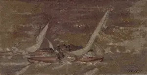 Choppy: Warrington and Robert Baden-Powell sailing canoes