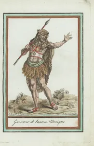 Noble Savage: Warrior of the ancient Aztec or Mexica people, Mexico