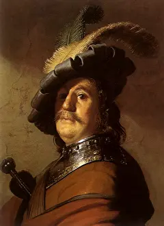 1627: The Warrior, by Rembrandt