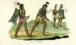 Corsi: Warriors in breastplates from Ombai (Ombay)