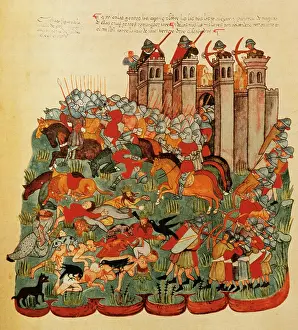 Lancers: Warriors defending from enemy attack. Bible of the House of