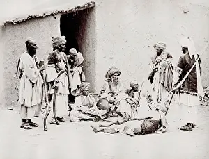 Tribesmen: Warriors, tribesmen with guns, north west frontier, India
