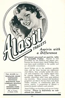 Aspirin: Wartime Alasil Advertisement