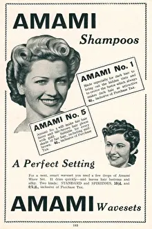 Brilliantine: Wartime Amami Advertisement