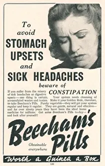 Headaches: Wartime Beecham's Pills Advertisement