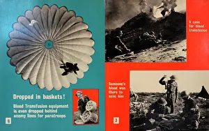 Seeking: Wartime leaflet, blood transfusion service
