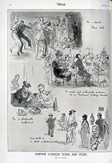 Wartime London Scenes, by Topolski