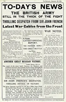 Waffle: Wartime news satire, WW1