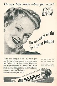 Pearly: Wartime Pepsodent Advertisement