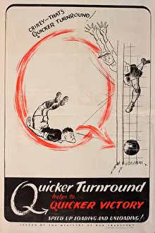 Scoring: Wartime poster, Quicker Turnround