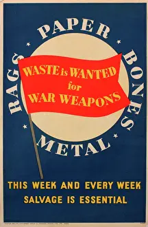 Essential: Wartime salvage poster