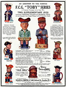 Soane: Wartime Toby jugs, WW1