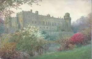 Quatremain: Warwick Castle from the Island