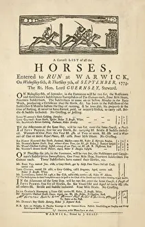Correct: Warwick Racing Bill