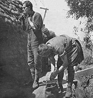 A Wash & Shave, Canadians on the Western Front, WW1
