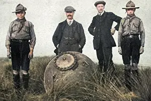 Sizewell: Mine washed up on Suffolk coast, WW1