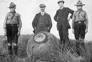 Sizewell: Mine washed up on Suffolk coast, WW1