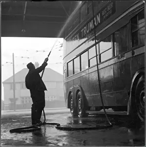 Hosing: WASHING A BUS
