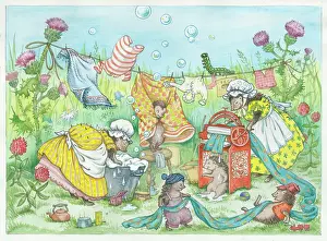 Hedgehogs: Washing Day