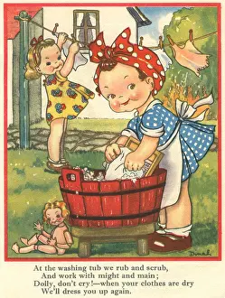 Dollys: Washing Dolly's Clothes