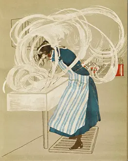 Flurry: Washing up energetically, WW1