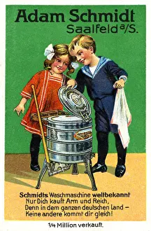 Saalfeld: Washing machine advert