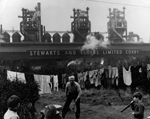 Henry Grant Collection: WASHING & STEEL MILL