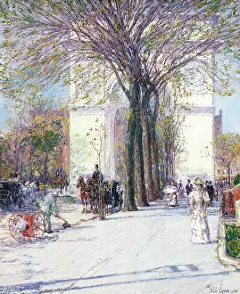 Childe: Washington Arch, Spring