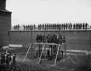 Herold: Washington, DC The four condemned conspirators (Mrs. Surratt