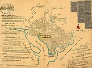L Enfant: Washington, D.C. Map showing the original ?